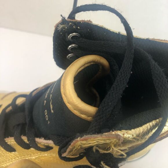 Gold Supra Muska high top sneakers, size 5 - Picture 8 of 13